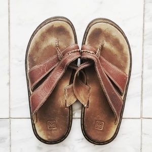 Dr martens leather flip flops